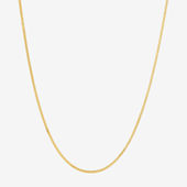 14K Gold 18 Inch Solid Curb Chain Necklace - JCPenney