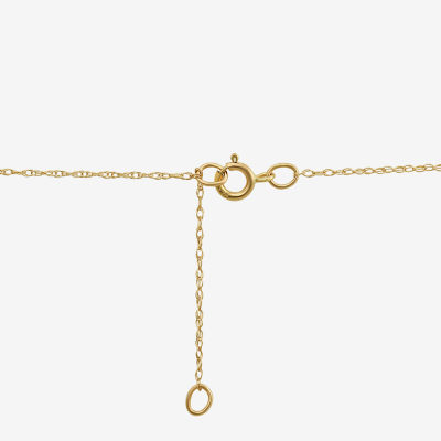 Girls 14K Gold Heart Pendant Necklace
