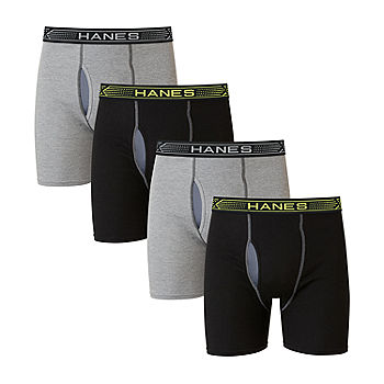Men's Hanes® Comfort Cool 4-Pack Sport Boxer Briefs
