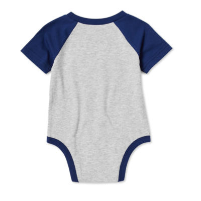 Okie Dokie Baby Boys Crew Neck Short Sleeve Bodysuit