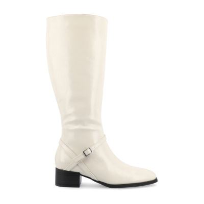 Journee Collection Womens Rhianah Stacked Heel Dress Boots