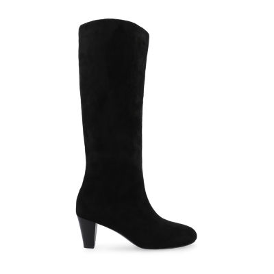 Journee Collection Womens Jovey Stacked Heel Dress Boots