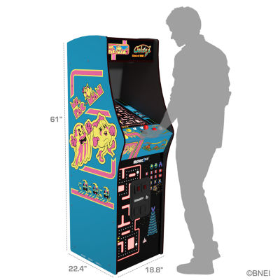 Arcade 1up Ms Pacman And Galaga 1981 Deluxe Arcade Machine