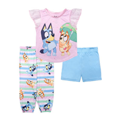 Toddler Girls 3-pc. Bluey Pajama Set