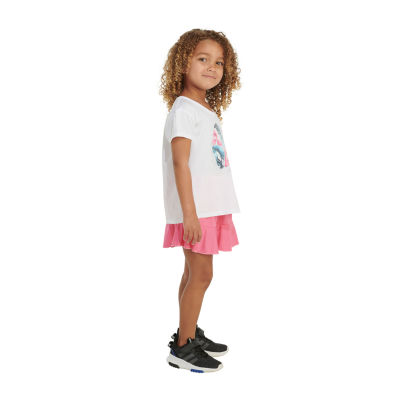 adidas Little Girls 2-pc. Skort Set