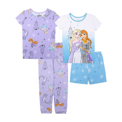 Disney Collection Little & Big Girls 4-pc. Frozen Pajama Set