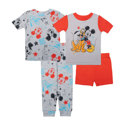 Disney Collection Toddler Boys 4-pc. Mickey Mouse Pajama Set