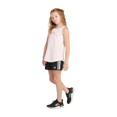 adidas Big Girls Crew Neck Tank Top