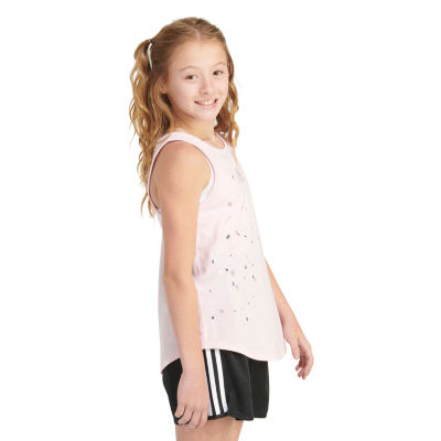 adidas Big Girls Crew Neck Tank Top