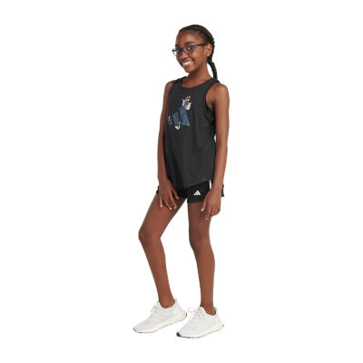 adidas Big Girls Crew Neck Tank Top