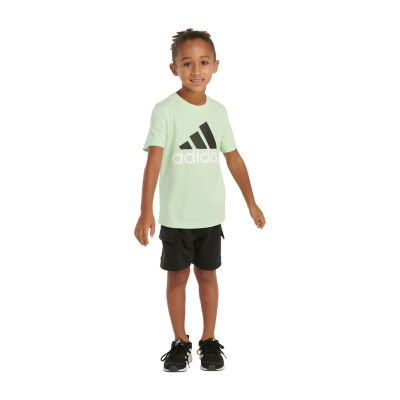 adidas Little Boys 2-pc. Short Set