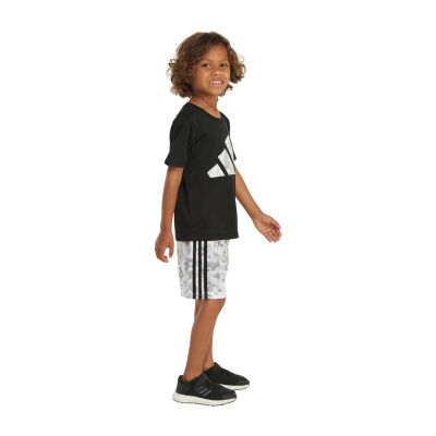 adidas Little Boys 2-pc. Short Set