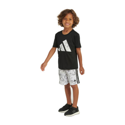 adidas Little Boys 2-pc. Short Set