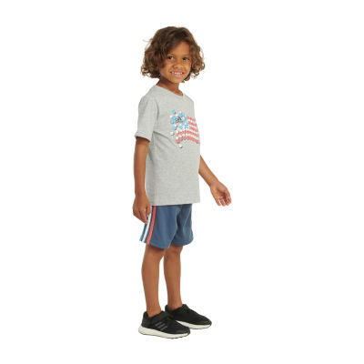 adidas Little Boys 2-pc. Short Set