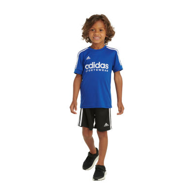 adidas Little Boys 2-pc. Short Set