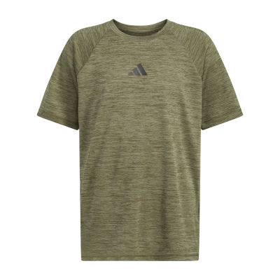 adidas Big Boys Crew Neck Short Sleeve Graphic T-Shirt