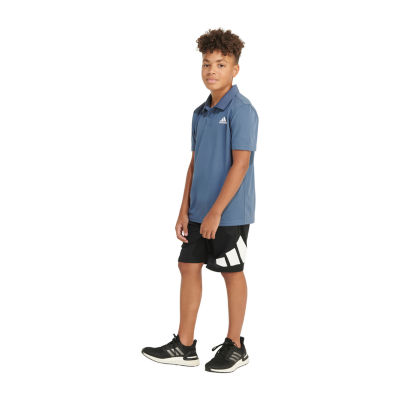 adidas Big Boys Short Sleeve Polo Shirt