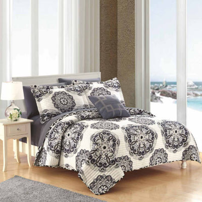 Chic Home Madrid Reversible Quilt Set