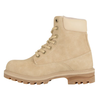 Lugz Womens Empire Hi Flat Heel Lace Up Boots