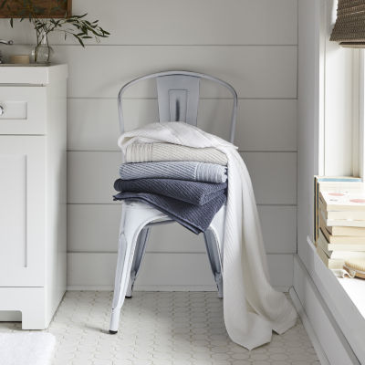 Linden Street Performance Antimicrobial Treated Solid Bath Towel