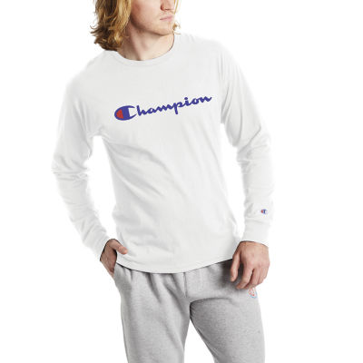 Champion Mens Crew Neck Long Sleeve Graphic T-Shirt - JCPenney