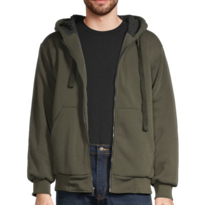 Victory Mens Fleece Hooded Midweight Jacket JCPenney