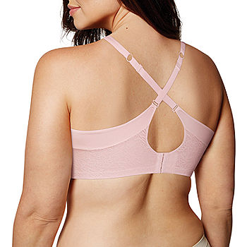 Playtex Women's Comfort Wirefree Contour Bra - Pink - Size XL