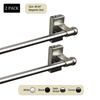 Rod Desyne Magnetic 7/16 IN Adjustable Curtain Rod