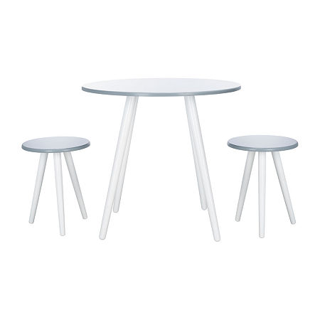 Whitman Dining Set 3-pc. Round Dining Set, One Size, Gray