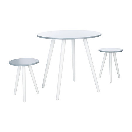 Whitman Dining Set 3-pc. Round Dining Set, One Size, Gray