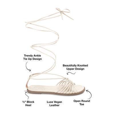 Journee Collection Womens Jess Strap Sandals