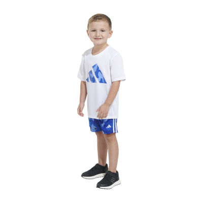 adidas Little Boys 2-pc. Short Set