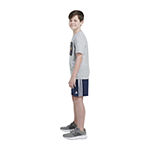 adidas Boys Crew Neck Short Sleeve Graphic T-Shirt