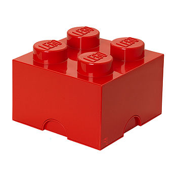 LEGO Storage Brick 4 Bright Red JCPenney