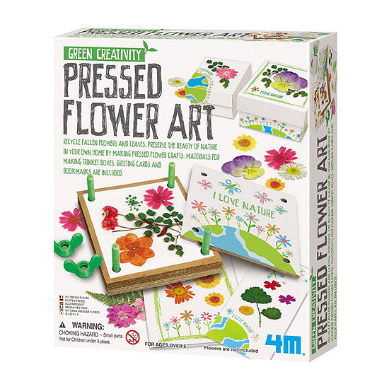 Toysmith 4m Pressed Flower Art Kit; Multi