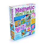 Toysmith 4m 4563 Magnetic Mini Tile Art - Diy Paint Arts & Crafts Magnet Kit For Kids - Fridge; Locker; Party Favors; Craft Project Gifts For Boys & Girls