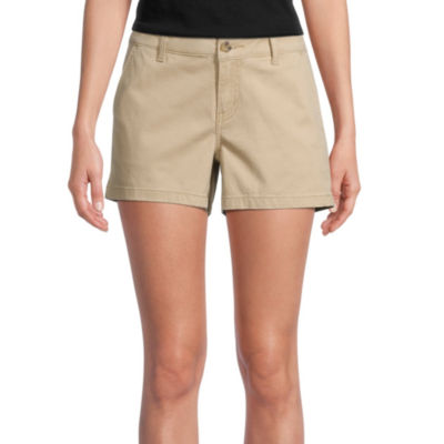 A N A Womens 3 5 Mid Rise Chino Short JCPenney   DP1117202211101377M