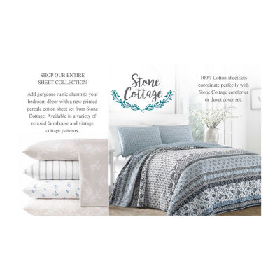 Stone Cottage Cotton Percale Sheet Set