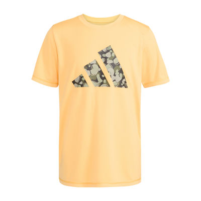 adidas Big Kid Boys Crew Neck Short Sleeve Regular Fit Graphic T-Shirt