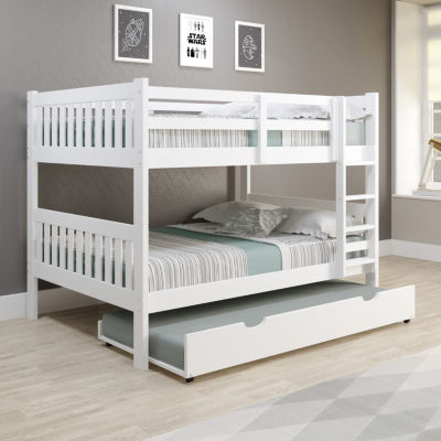Austin Mission Full over Full Bunk Bed with Twin Trundle