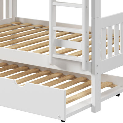 Austin Mission Full over Full Bunk Bed with Twin Trundle