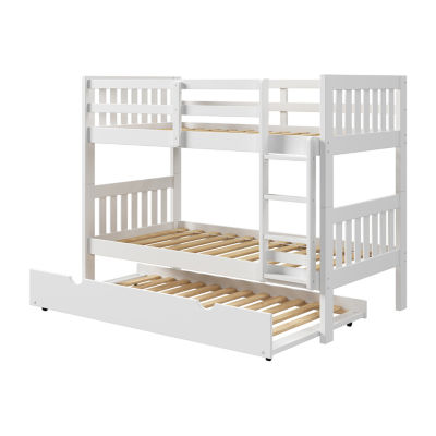 Austin Mission Twin over Twin Bunk Bed with Twin Trundle