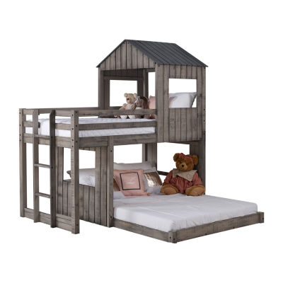 Campsite Loft Bunk Bed - Twin over Full 
