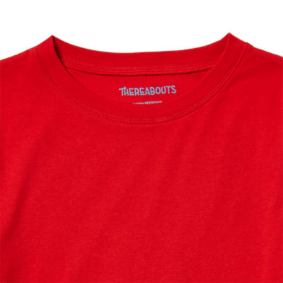 Thereabouts Little & Big Boys Adaptive Crew Neck Short Sleeve T-Shirt