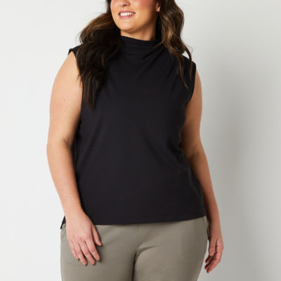 Womens Sweaters Jcpenney Mock Neck Sweater Sleeveless Sweaters