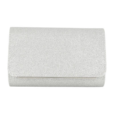 American Glamour Badgley Mischka Sparkle Jacquard Flap Evening Bag