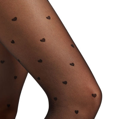 Lechery 1 Pair Heart Tights