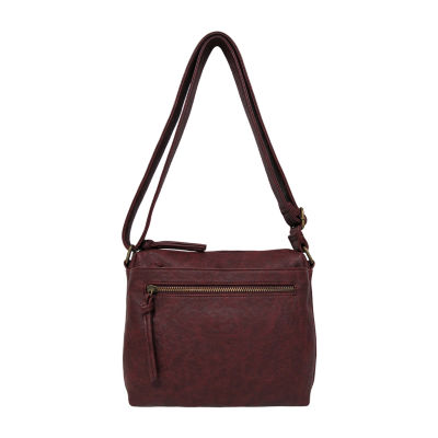 Bueno of California Mini Crossbody Bag, Color: Wine - JCPenney