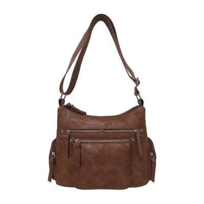 Bueno of California Glazed Parch Hobo Bag