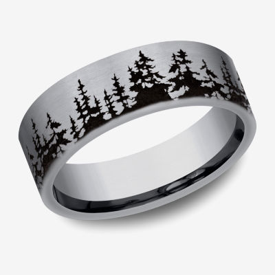 Mens 8MM Tantalum Wedding Band